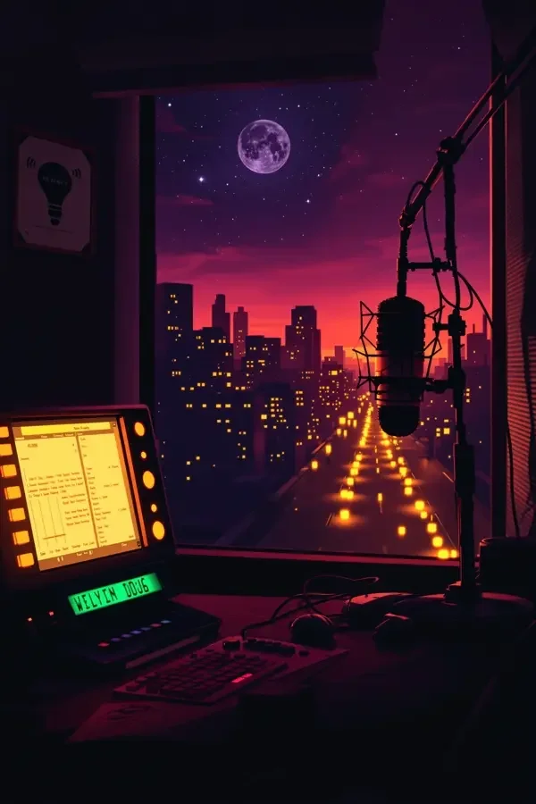 午夜电台深夜里，总有一个声音替你说出不敢说的话 西瓜影视暗夜高清海报